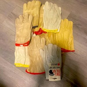 Leather work gloves for all occasion.